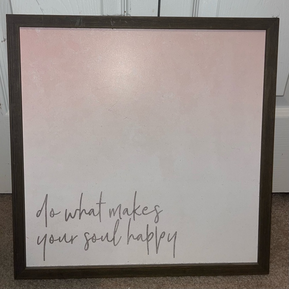 HOBBY LOBBY “DO WHAT MAKES YOUR SOUL HAPPY” HANGING WALL DECOR